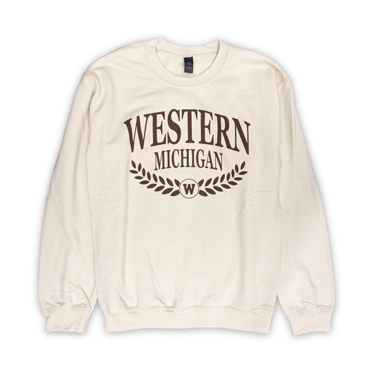 Western Michigan Laurels Crewneck Sweatshirt