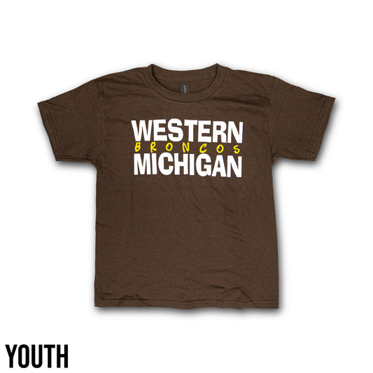 Youth Western Michigan Broncos Bubble Tee