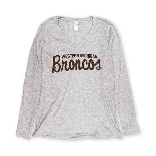Ladies Long Sleeve Vneck