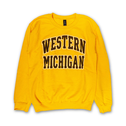 Western Michigan Arch Crewneck