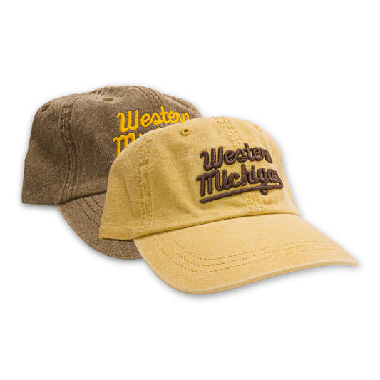 Western Michigan Garment Washed Hat