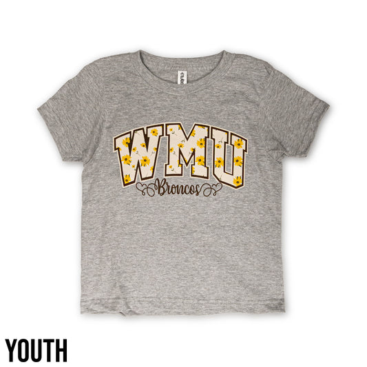 WMU Floral Toddler Tee