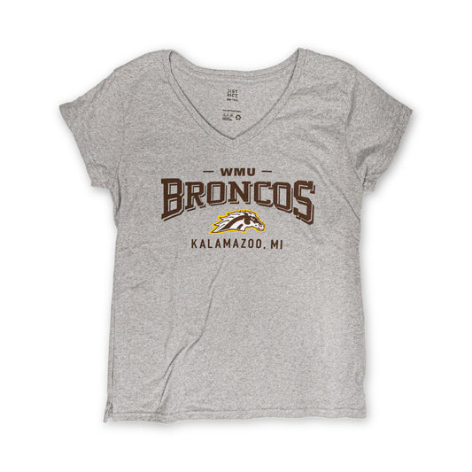 WMU Broncos Kalamazoo Ladies V-Neck