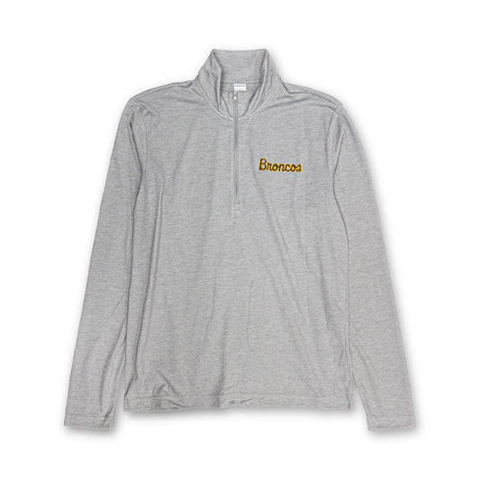 Script Broncos Athletic Quarter-Zip