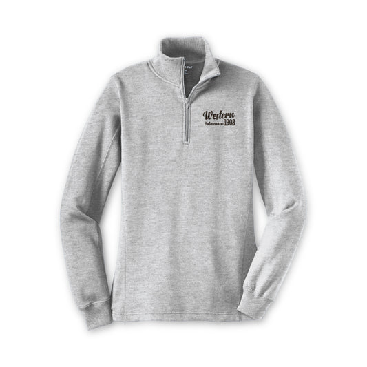 Ladies Western Michigan Sweatshirt 1/4 Zip