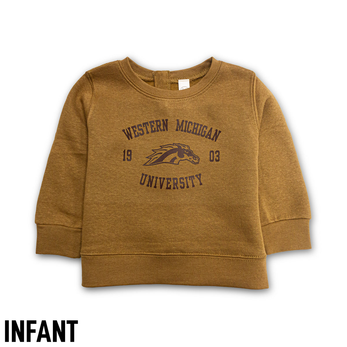 Western Michigan Infant Crewneck Sweatshirt