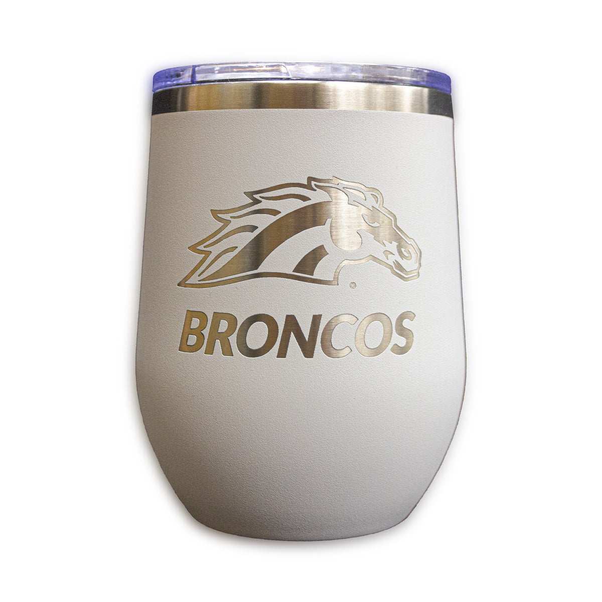 WMU Bronco Travel Wine Tumbler