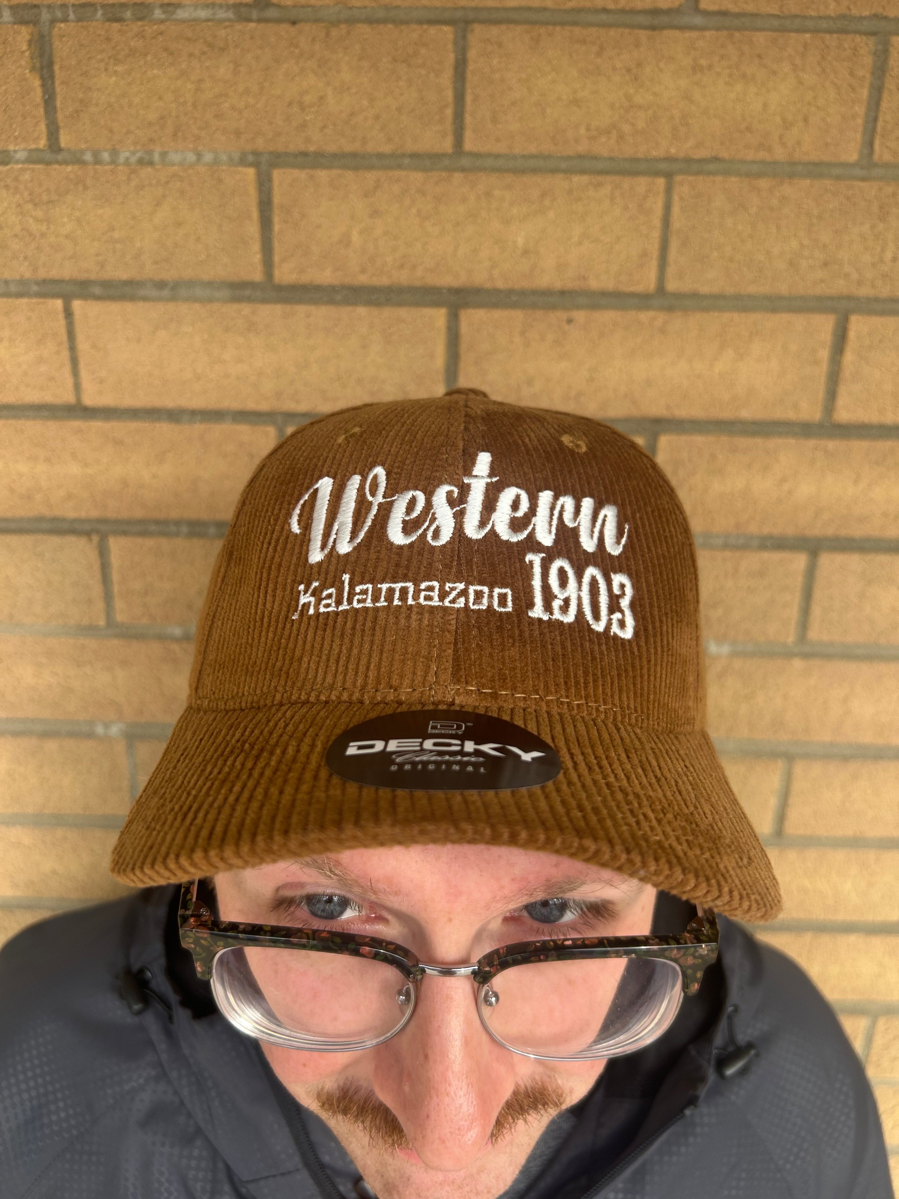 1903 Western Script Corduroy Hat – The Spirit Shoppe