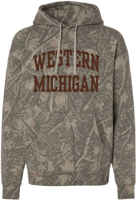 Western Michigan Camo Hoodie