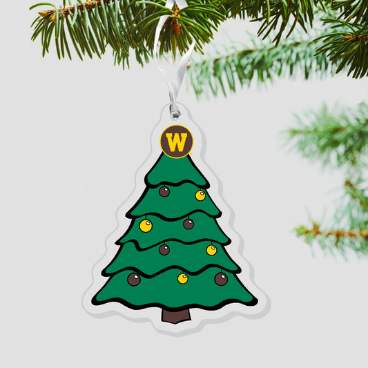 Western Michigan Tree Holiday Ornament