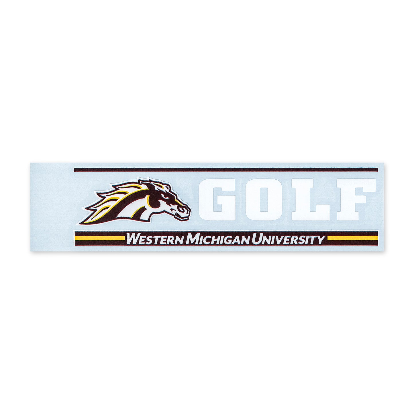 Western Michigan Golf Bar Decal