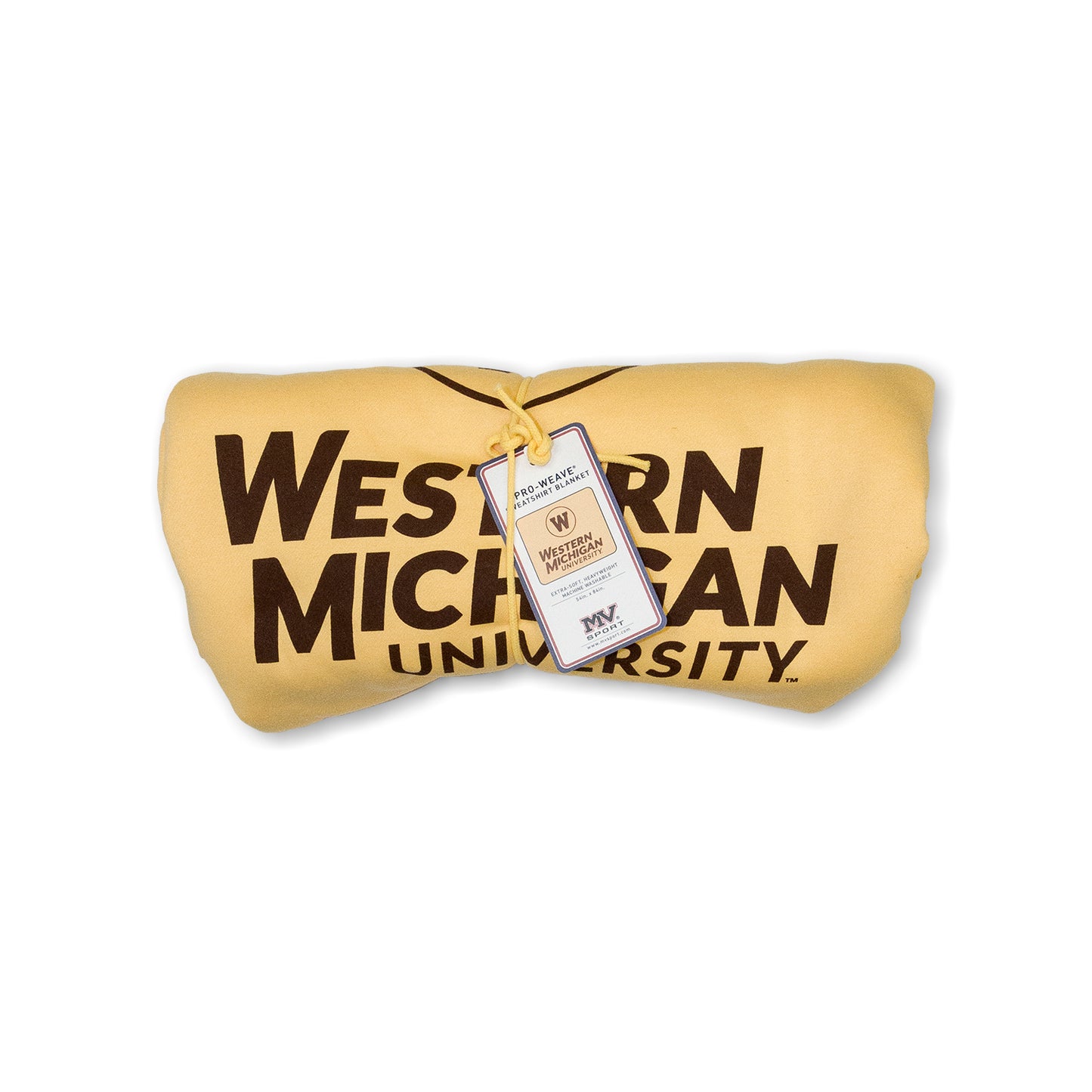 Western Michigan University Sweatshirt Blanket