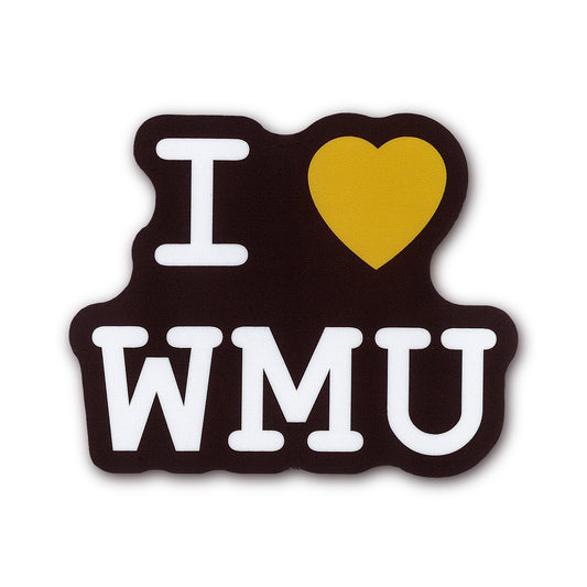 I Love WMU Sticker