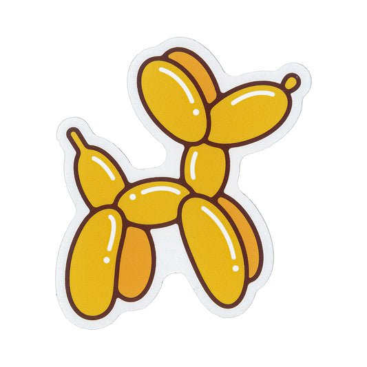 Gold Balloon Animal Sticker