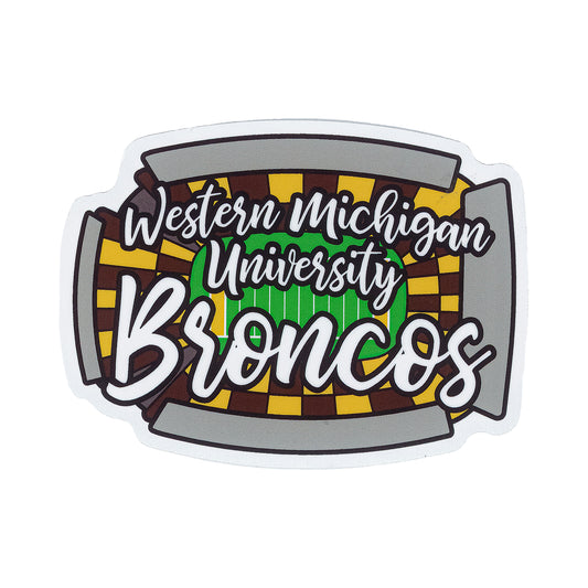 Western Michigan Football Sticker