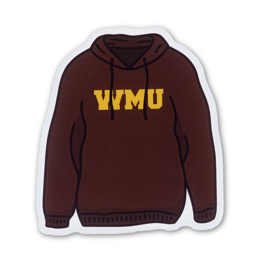 WMU Hoodie Sticker