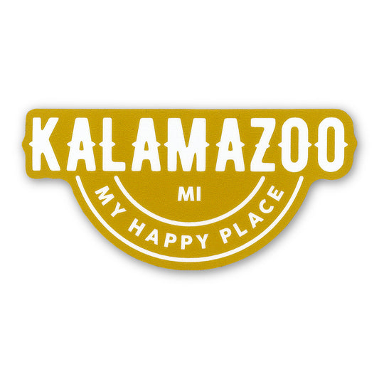 Kalamazoo: My Happy Place Sticker