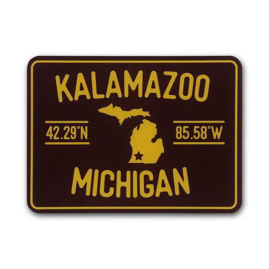 Kalamazoo MI Square Sticker