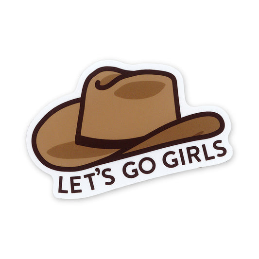 Let's Go Girls Sticker