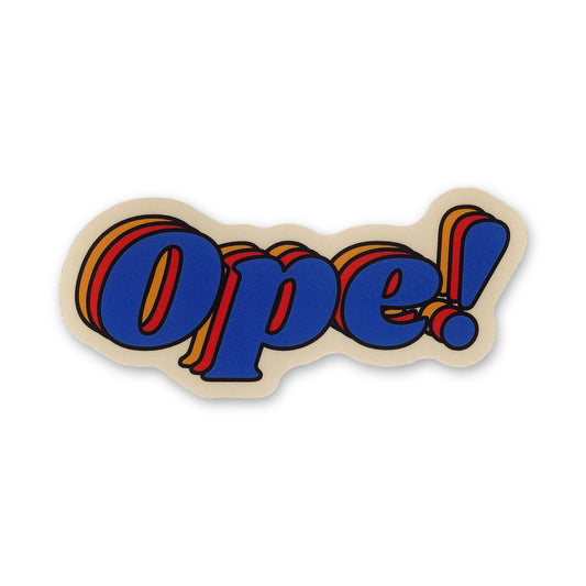 Ope! Sticker