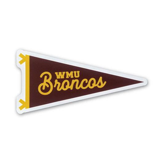 WMU Pennant Sticker