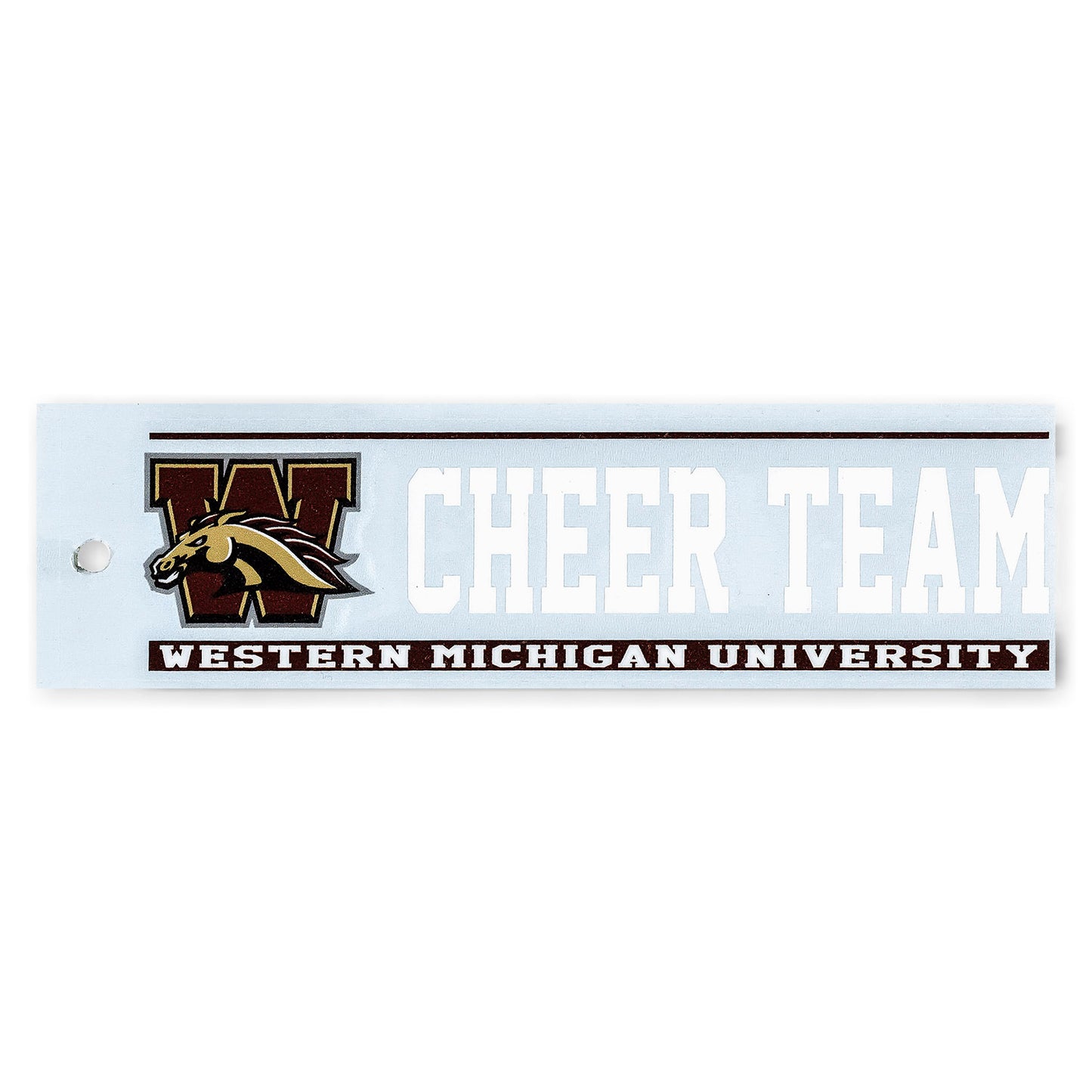 Western Michigan Cheer Team Bar Decal