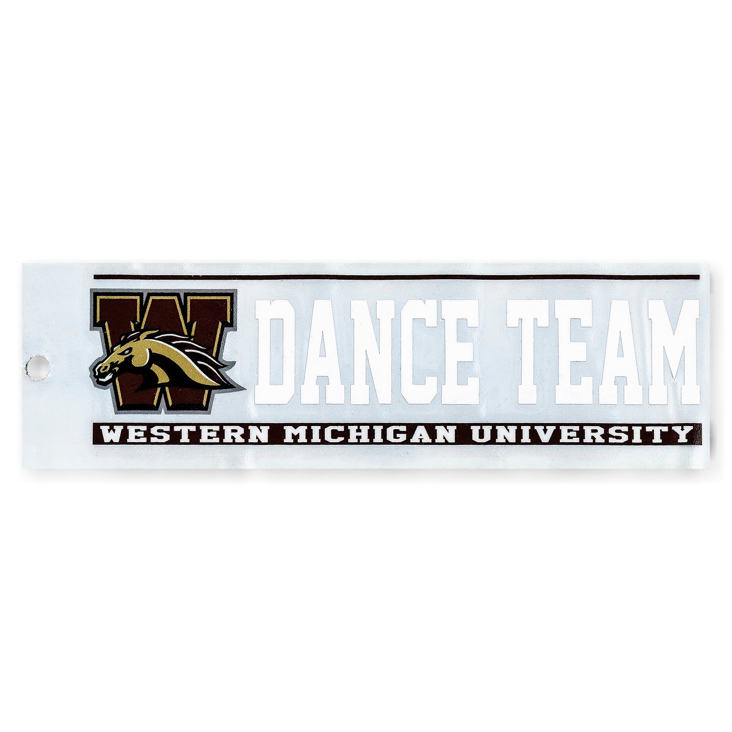 Western Michigan Dance Team Bar Decal