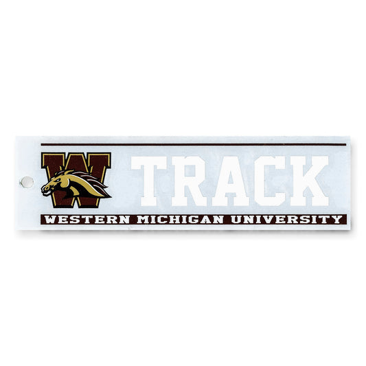 Western Michigan Track Bar Decal