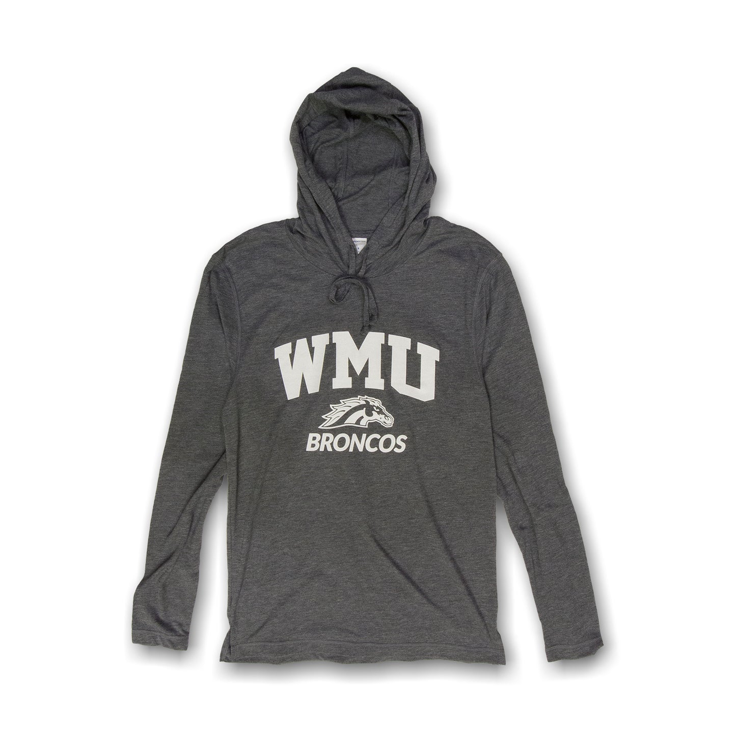 WMU Broncos Athletic Hooded LS Tee