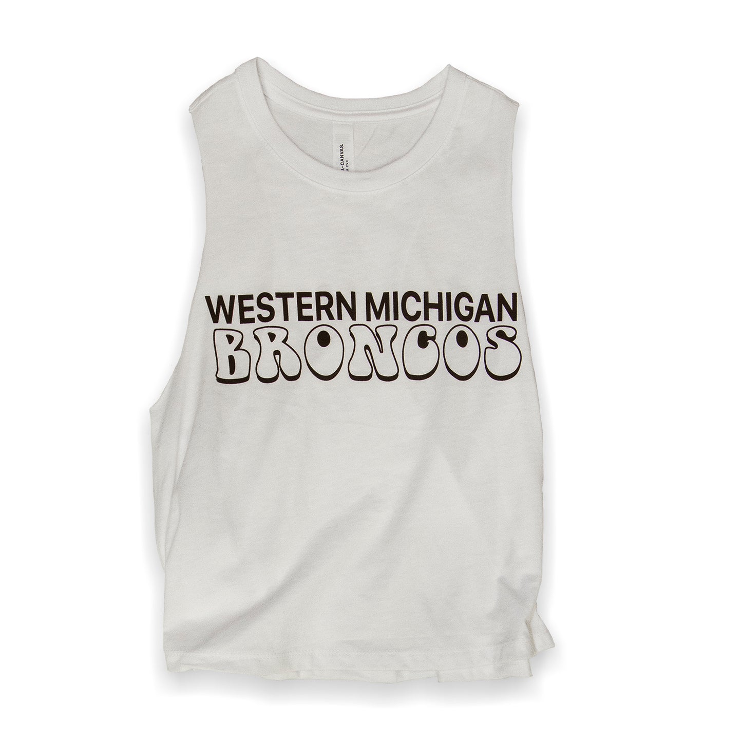 Broncos Retro Ladies Racerback Crop