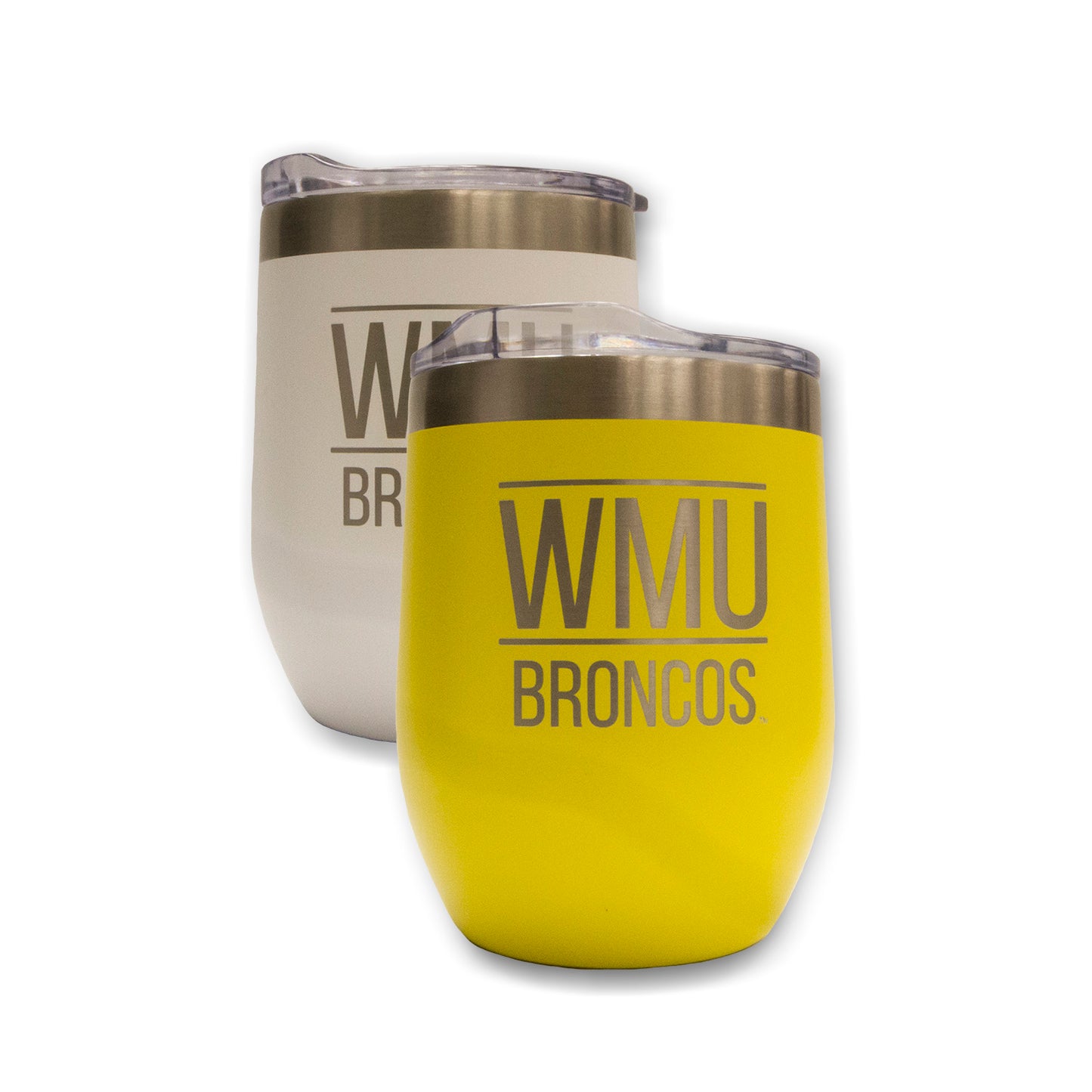 WMU Broncos Travel Wine Tumbler