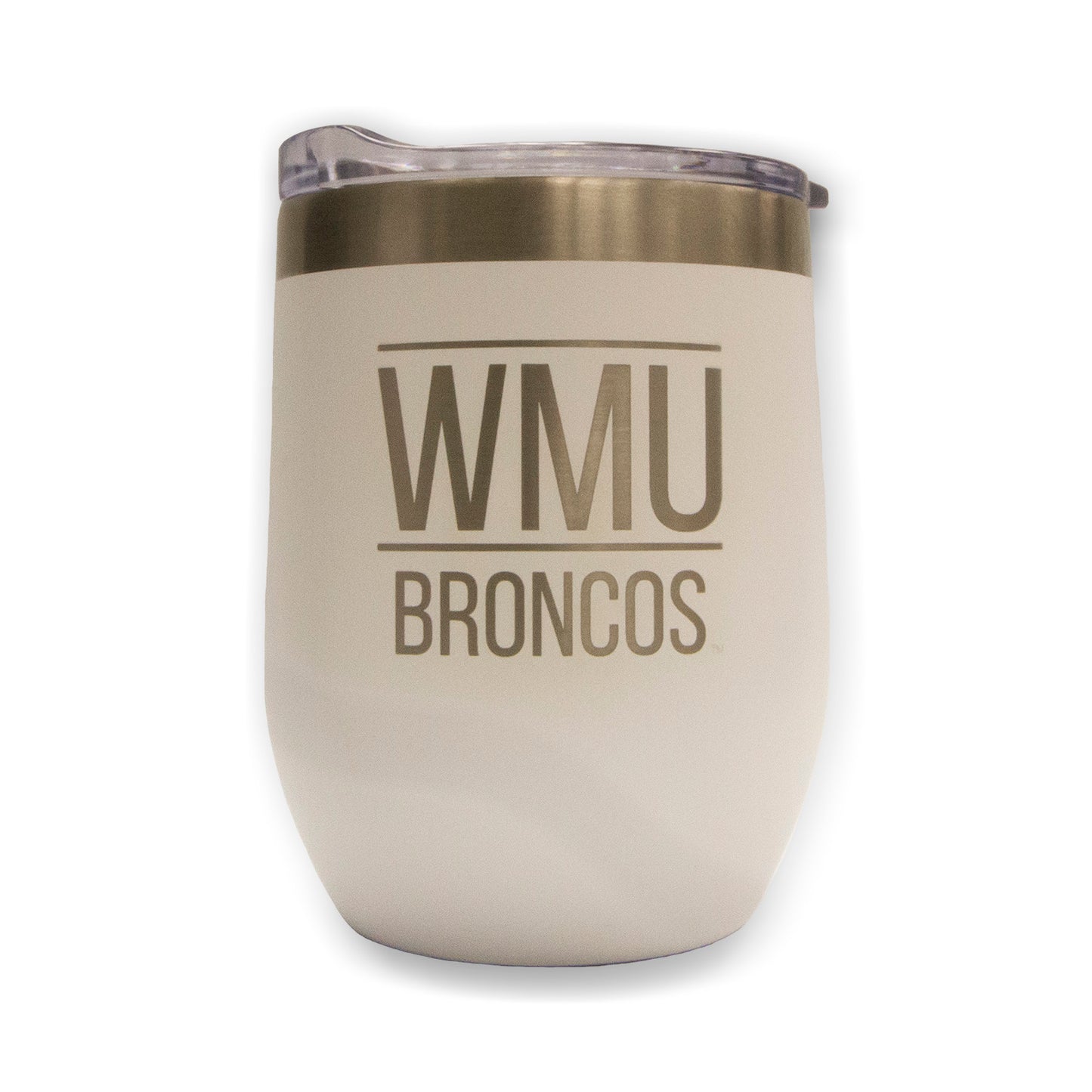 WMU Broncos Travel Wine Tumbler