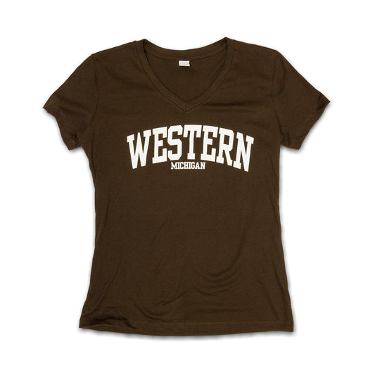 Ladies' Western Michigan Collegiate V-Neck