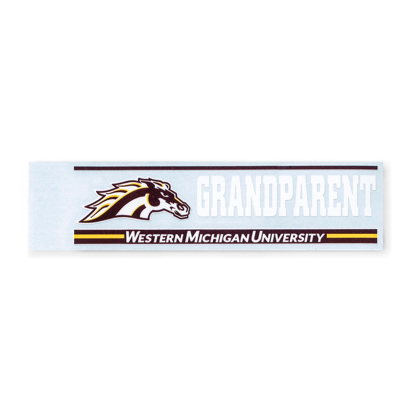 Western Michigan Grandparent Bar Decal