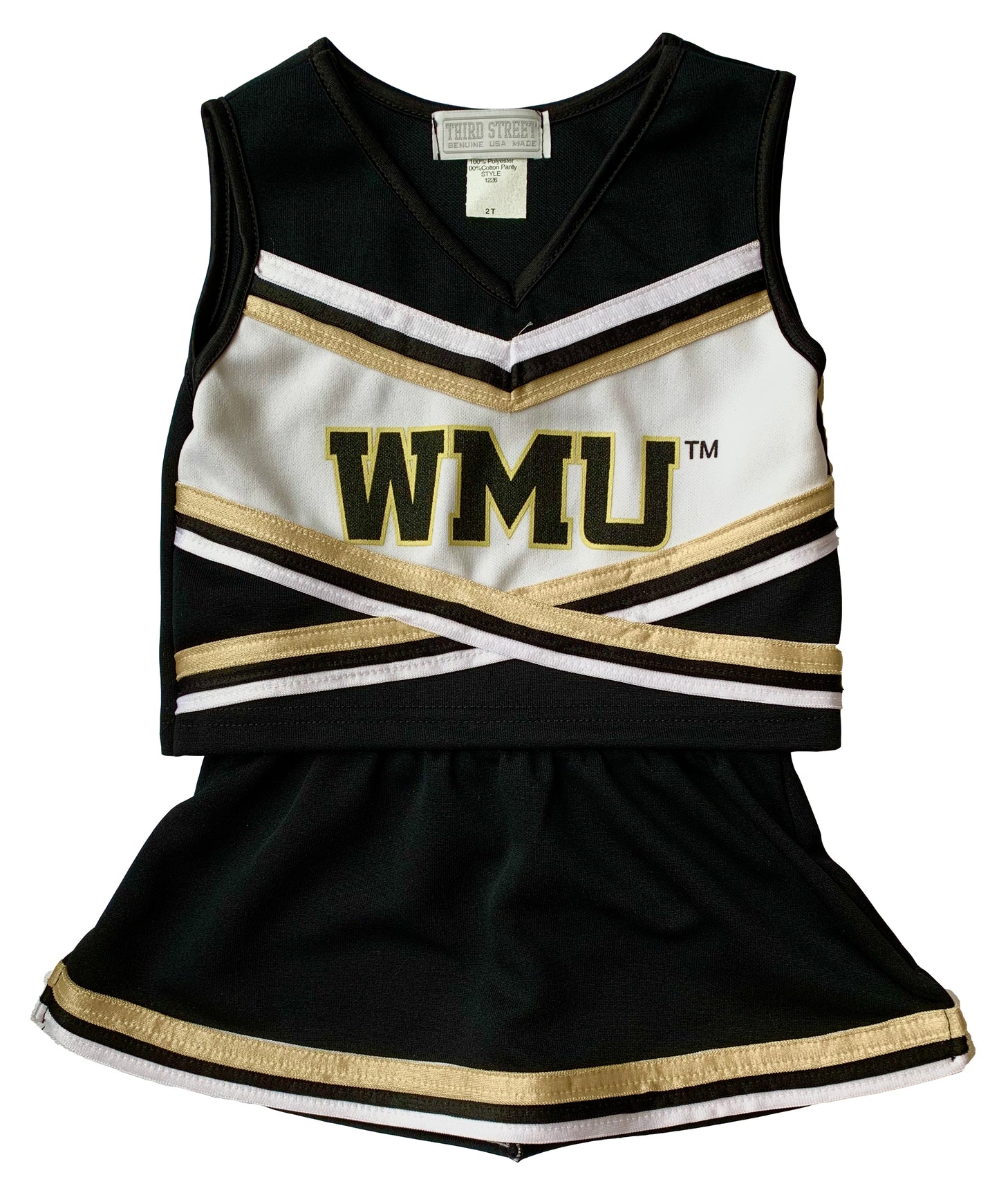 WMU Toddler Cheer Outfit