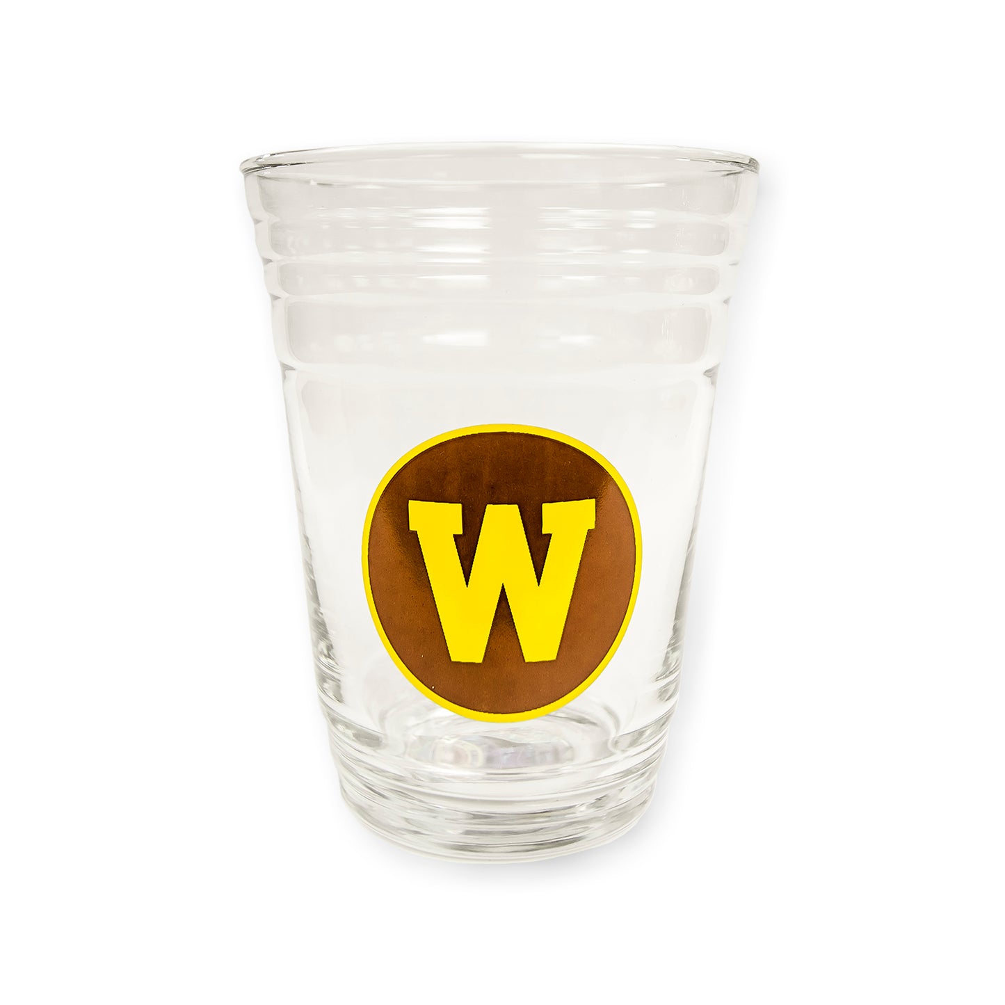 Western Michigan Party Glass