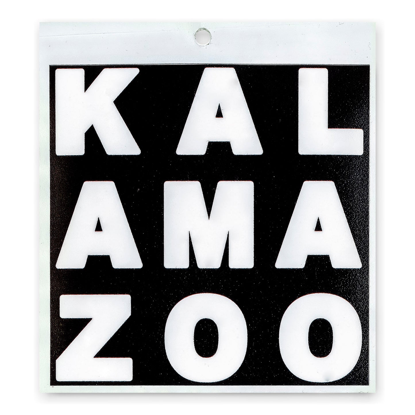 Kalamazoo Square Black Decal